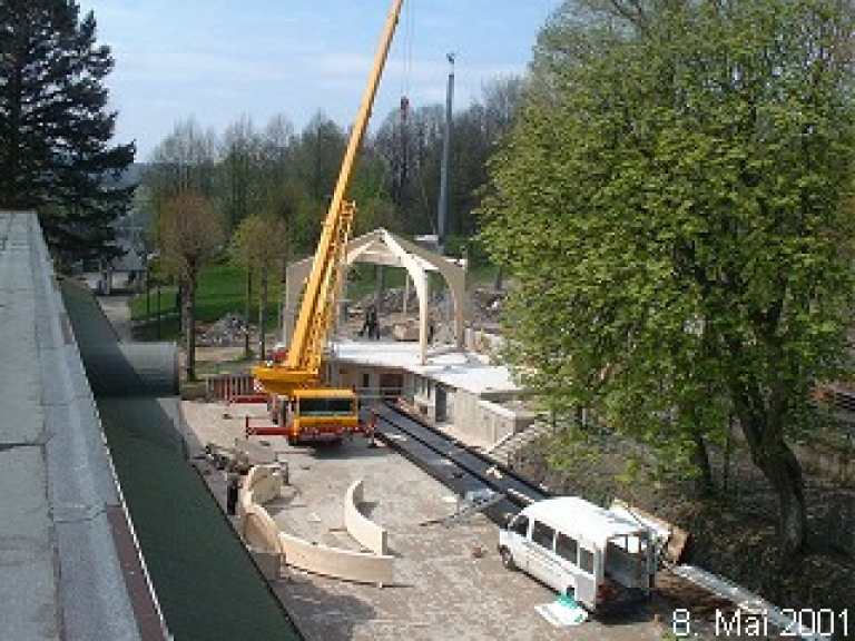 Neubau des Musikpavillons Neubau des Musikpavillons