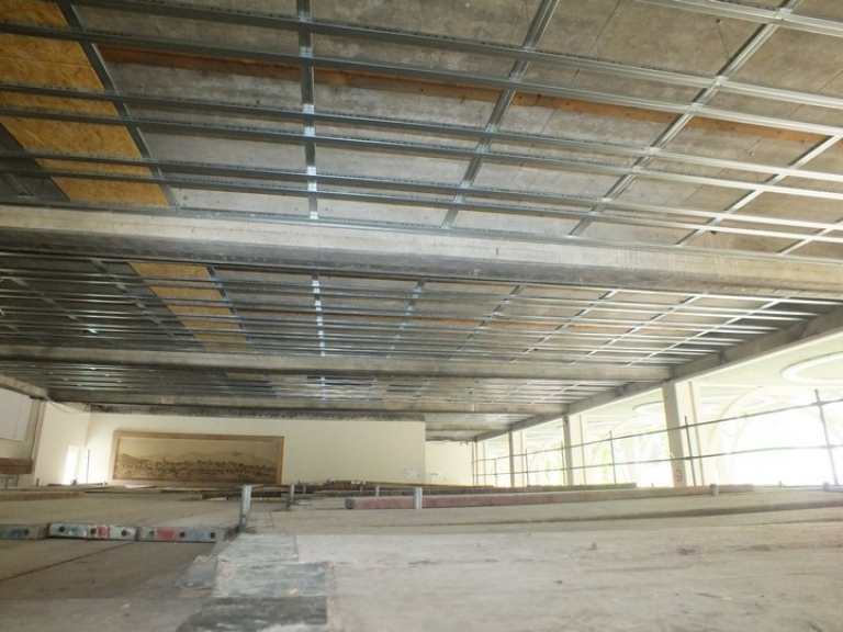 Erneuerung der Decke im Hauptzelt 2016 Erneuerung der Decke im Hauptzelt 2016