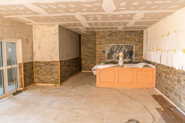 Renovierung vom Speisesaal - Baufortschritt 13.03.19 Renovierung vom Speisesaal - Baufortschritt 13.03.19