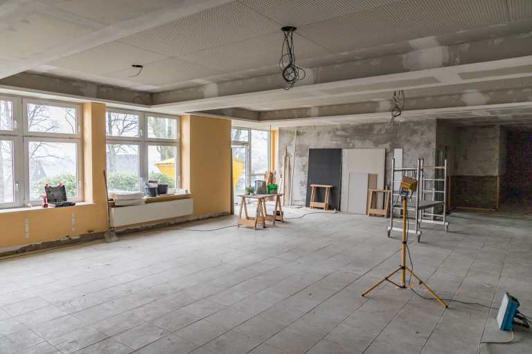 Renovierung vom Speisesaal - Baufortschritt 13.03.19 Renovierung vom Speisesaal - Baufortschritt 13.03.19