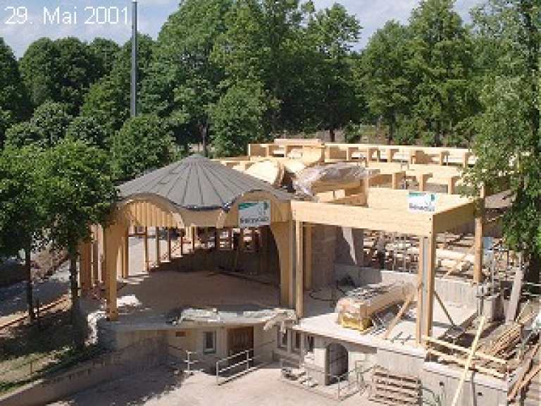 Neubau des Musikpavillons Neubau des Musikpavillons