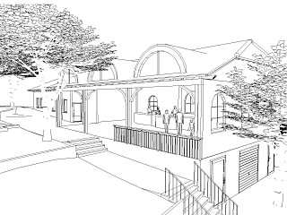 Neubau Schwarzes Zelt Neubau Schwarzes Zelt