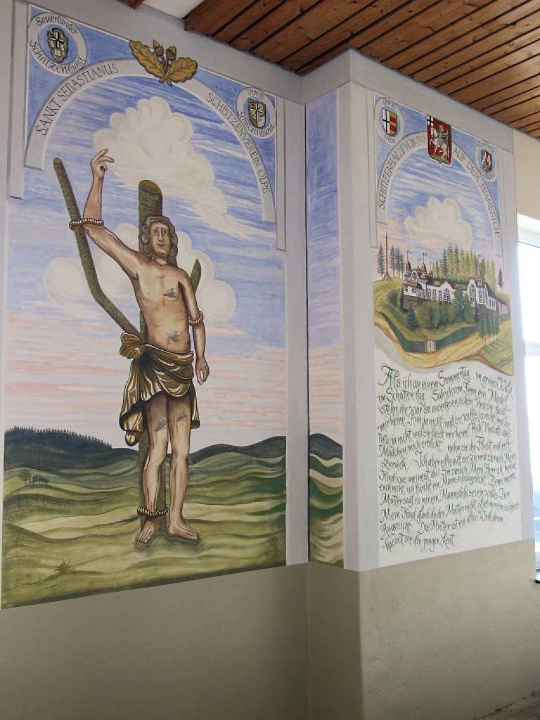 Wandgemälde von Rolf Frank Römhild Wandgemälde von Rolf Frank Römhild