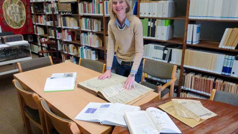 Autorin der Vereinschronik, Frau Andrea Arens