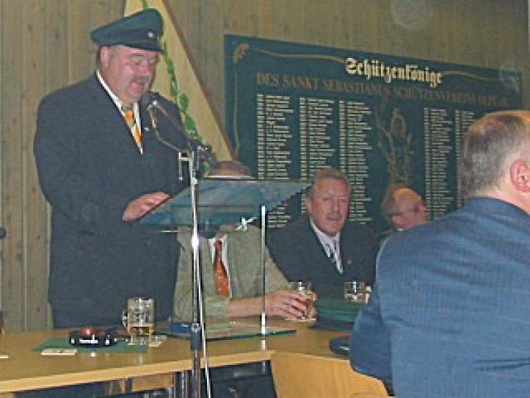 Ordensübergabe 2003 - Major Paul Imhäuser Ordensübergabe 2003 - Major Paul Imhäuser