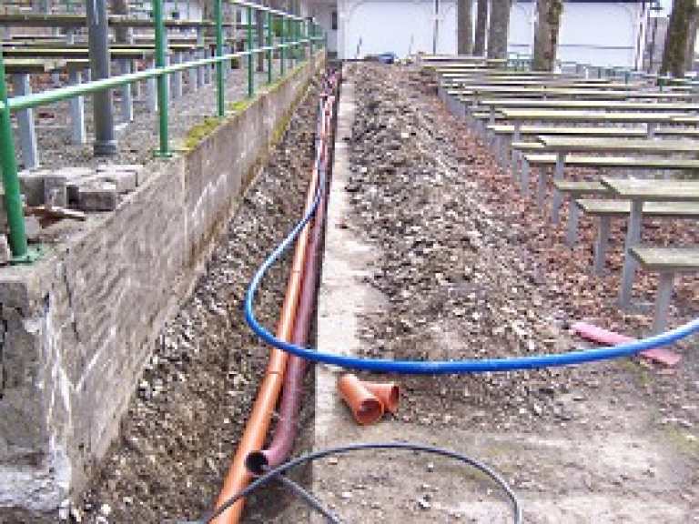 Renovierung der Terrassen 2009