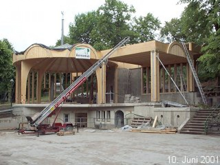 Neubau des Musikpavillons