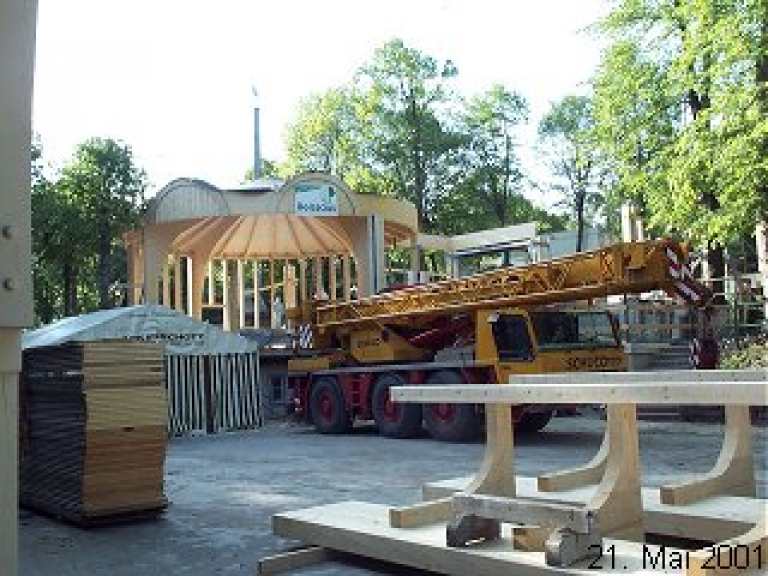 Neubau des Musikpavillons Neubau des Musikpavillons