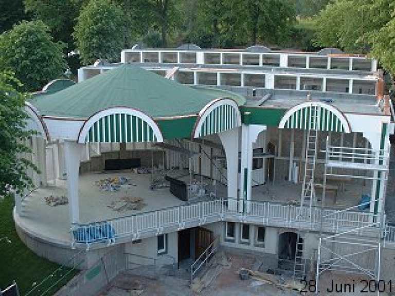 Neubau des Musikpavillons Neubau des Musikpavillons