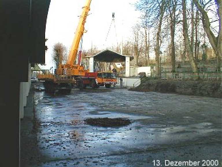 Neubau des Musikpavillons Neubau des Musikpavillons