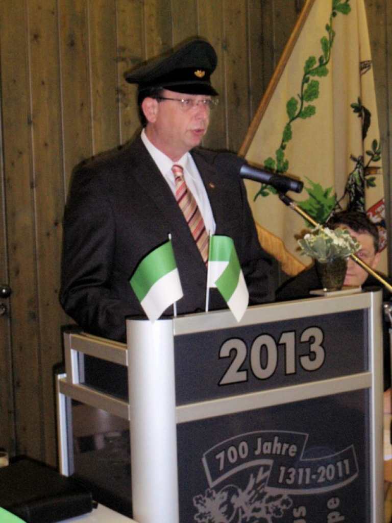 Ordensübergabe 2013 - Major Peter Liese