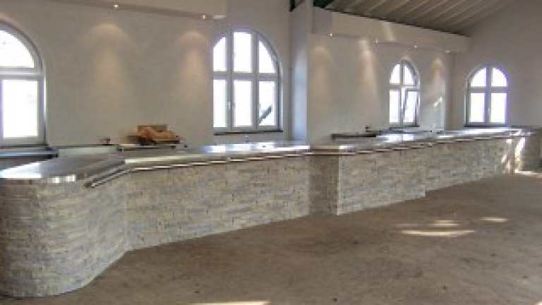 Thekenanlage Schwarzes Zelt 2009