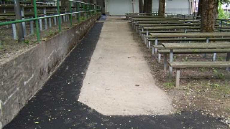 Renovierung der Terrassen 2009