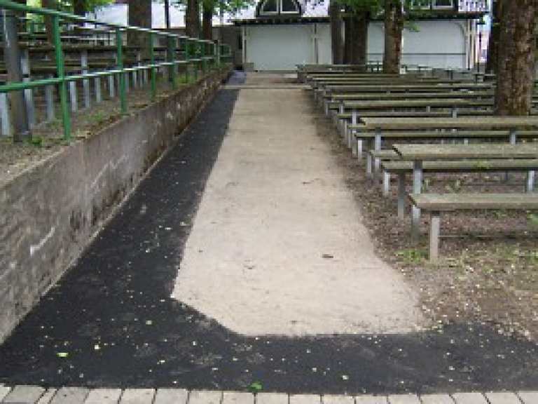 Renovierung der Terrassen 2009