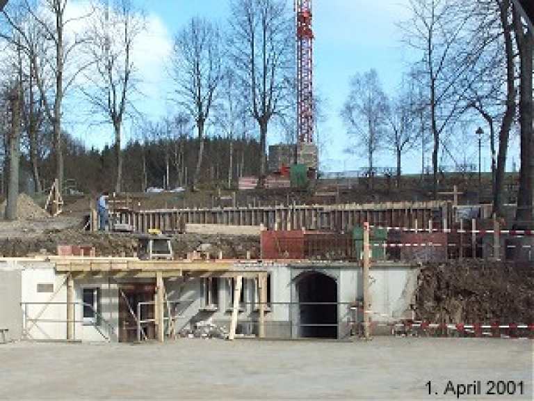 Neubau des Musikpavillons Neubau des Musikpavillons