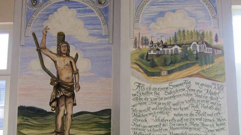 Wandgemälde von Rolf Frank Römhild