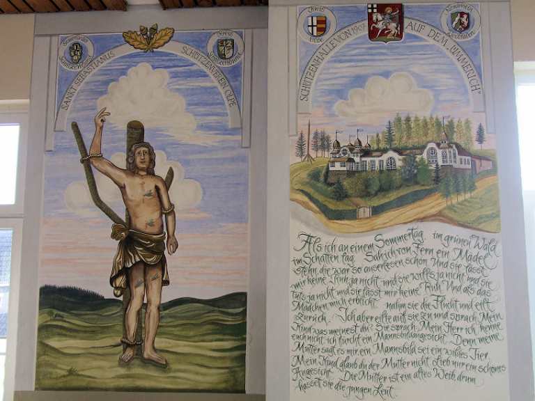 Wandgemälde von Rolf Frank Römhild Wandgemälde von Rolf Frank Römhild