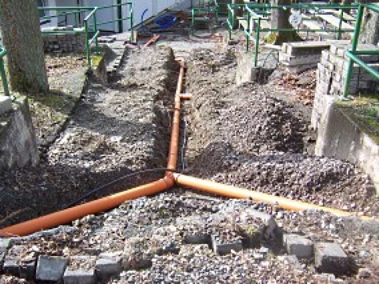 Renovierung der Terrassen 2009