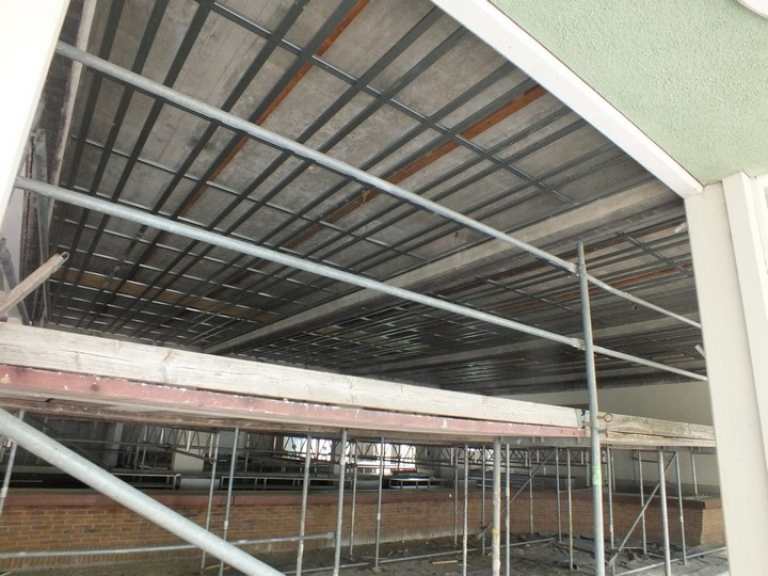 Erneuerung der Decke im Hauptzelt 2016 Erneuerung der Decke im Hauptzelt 2016