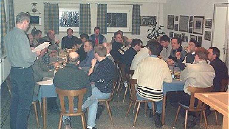 Sitzung der Korporalschaftsführer und Stellvertreter mit dem Vorstand des St. Sebastianus Schützenvereins Olpe e.V. am 2. März 2001