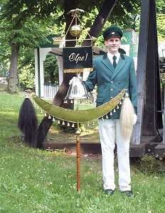 Der neue Schellenbaumträger Martin Schneider Der neue Schellenbaumträger Martin Schneider